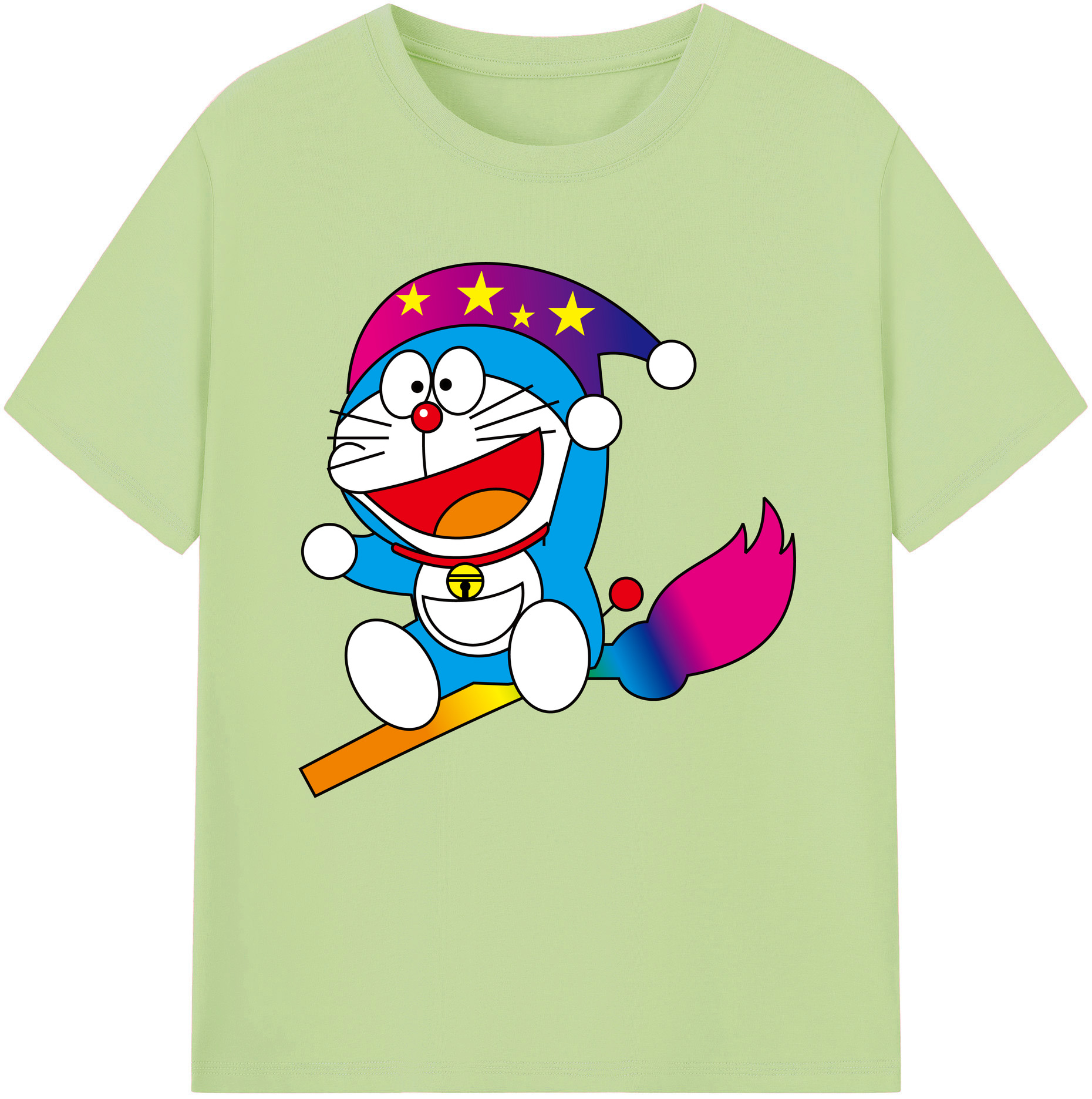 （画像用） ドラえもん Doraemon 綿100％半袖Tシャツ（フロントプリント）